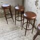 Set of 4 high bistro stools Baumann