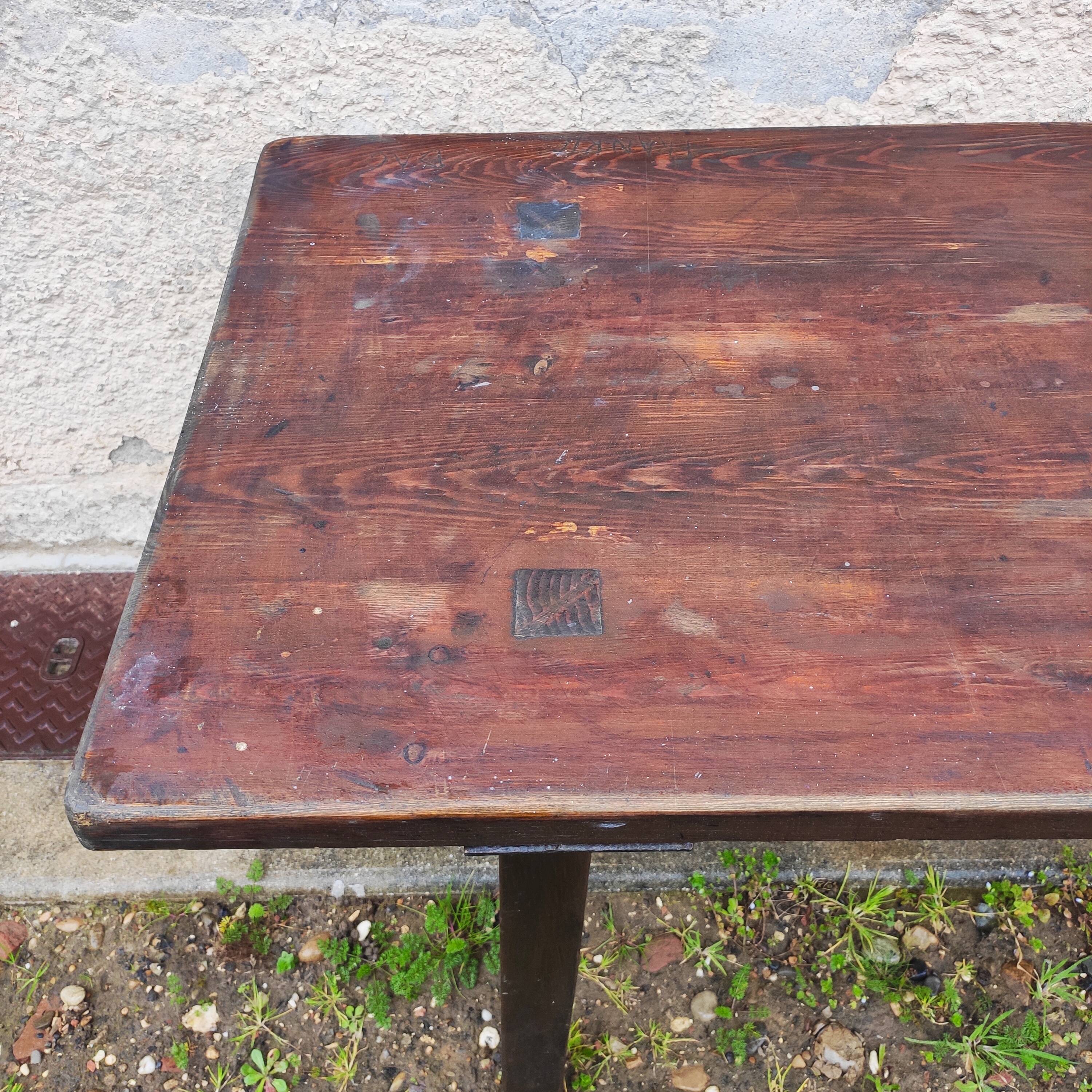 Minimalist Brutalist Farmhouse Table