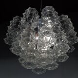 Glass ceiling light by J. T. Kalmar for Kalmar, 1960s