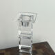 Post-modern crystal candlestick, Nachtmann House