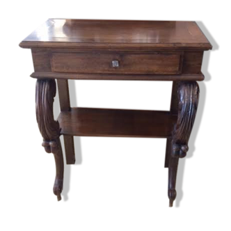 Walnut console