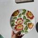8 Moulin des Loups flower-patterned dinner plates