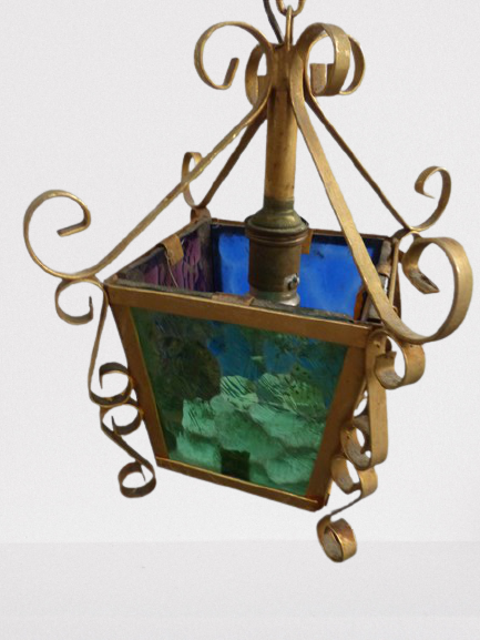 Vintage gold lantern