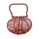 Panier à œufs rouge