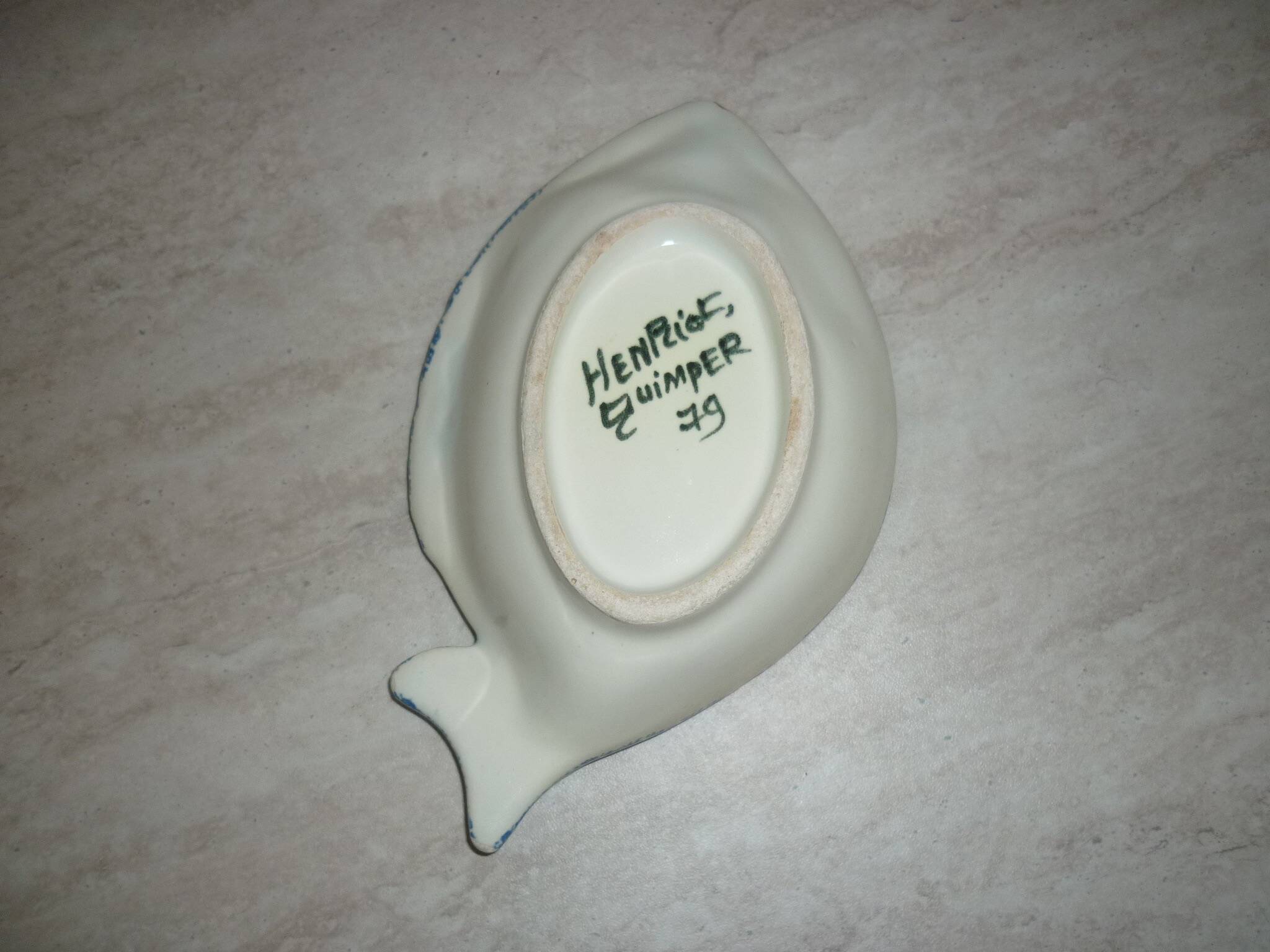 Henriot Quimper fish bowl