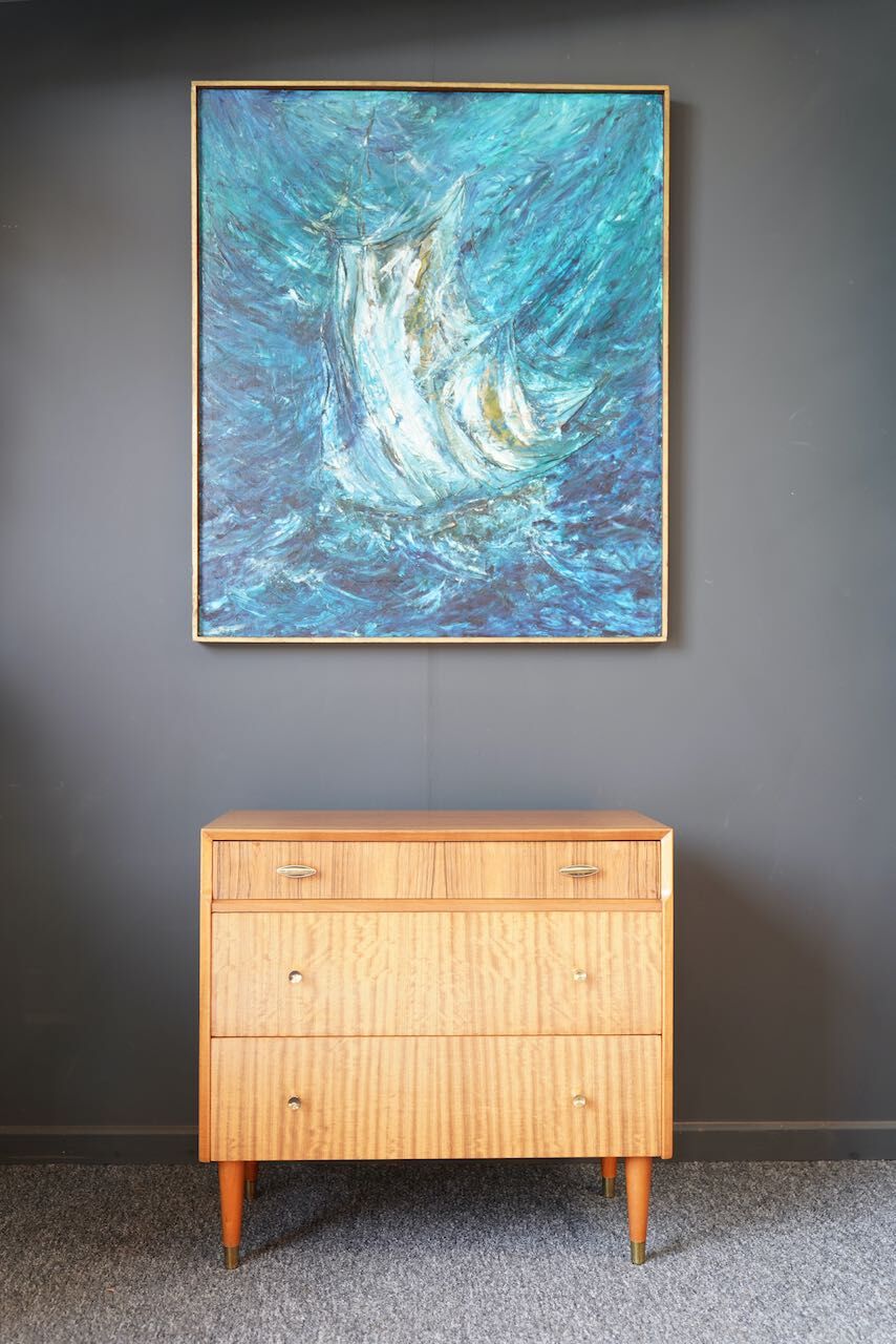 Mid Century Herbert Gibbs Small Chest of Drawers Cat No.: 053