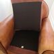 Tawny vintage leather club chair