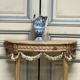 Console in bleached fir