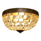 Ceiling lamp basket with faceted tassels