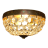 Ceiling lamp basket with faceted tassels