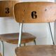 Chaises d'école, ensemble de 6