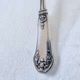 11 Fourchettes à Entrée, Apéritif ou Dessert Métal Argenté Style Art Nouveau 19ème Siècle