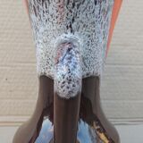 Glazed stoneware vase