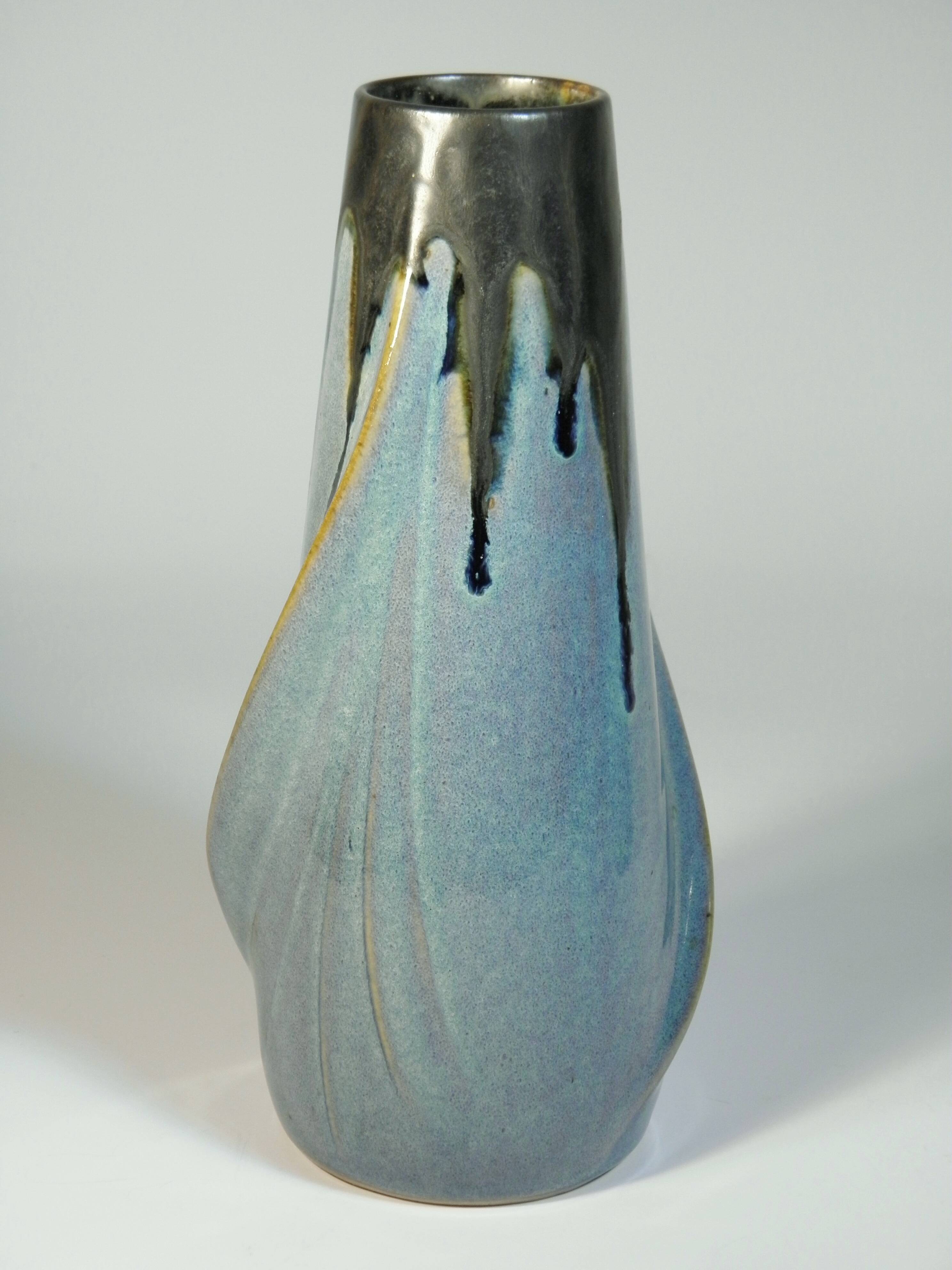 Pair of Art Nouveau style ceramic vases