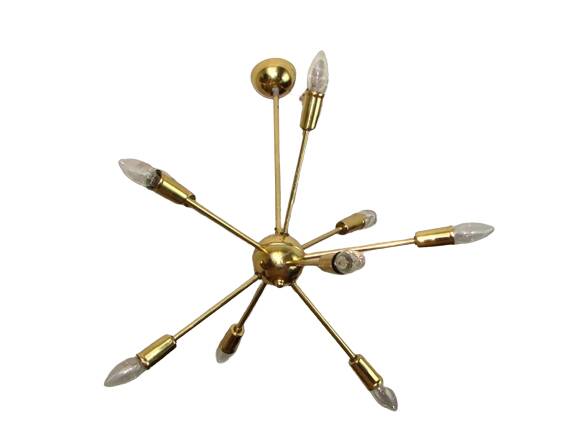 Mid century chandelier, 1970s