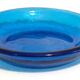 Blue glass bowls