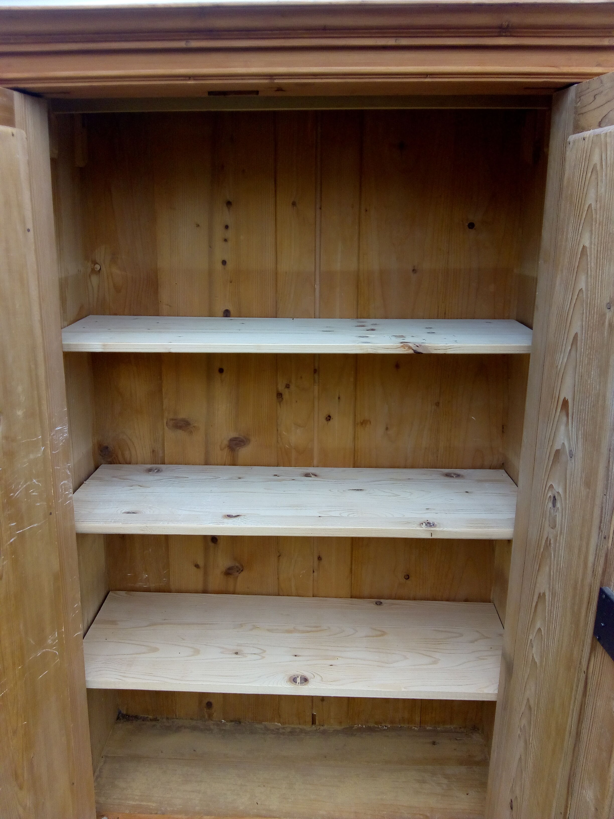 English pine cabinet