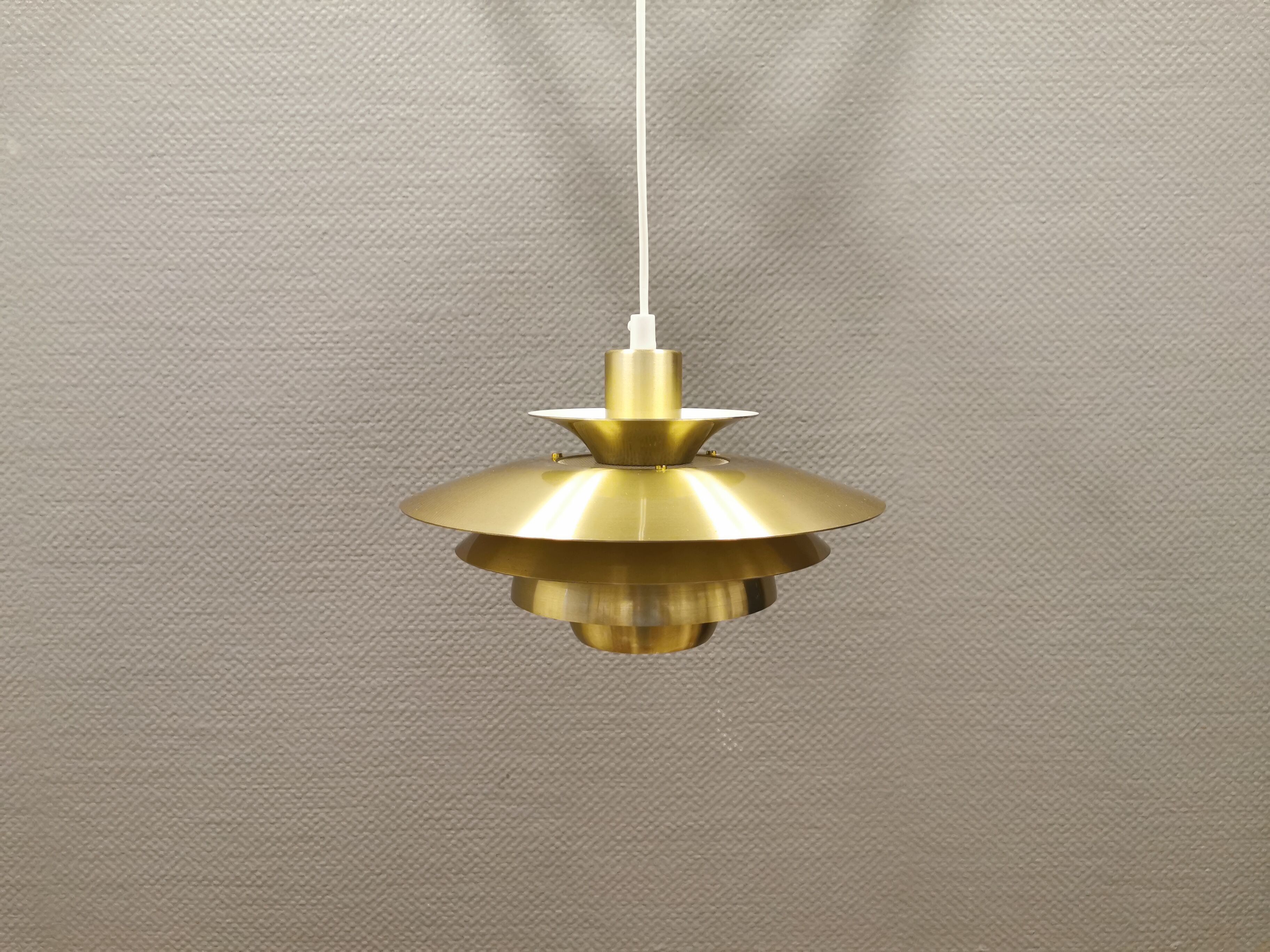 Danish designed ceiling lamp, produced by Jeka (closed in the early 1990s) model Alexia.