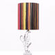 Chrystal Glass Cactus Table Lamp Vannes the Chatel, France, 1960s