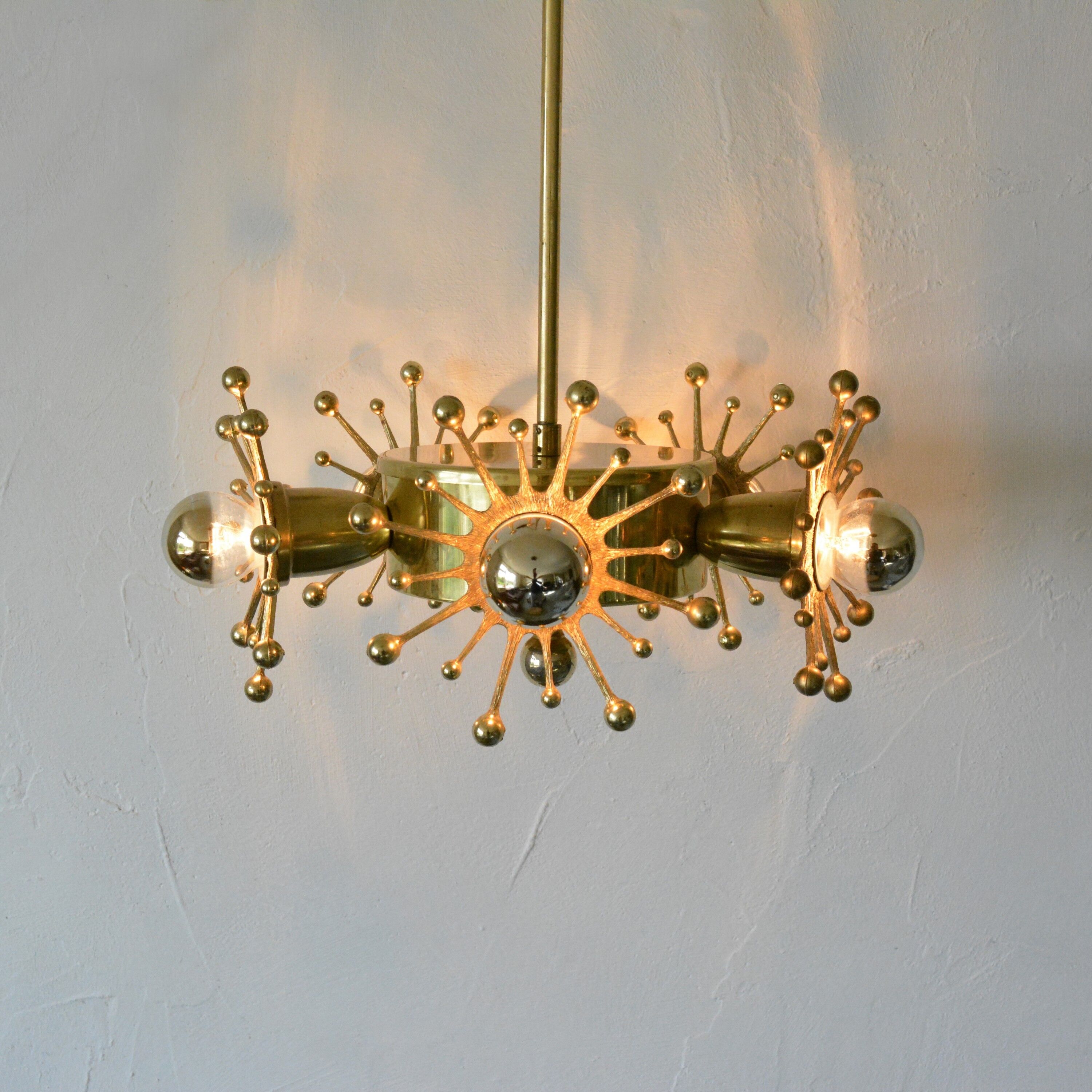 Space Age hanging lamp, 60s Sweden