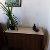 Wood buffet and 60s melamin