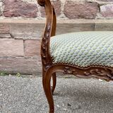 Small neo-classical castle bench LOUIS XV style 1920