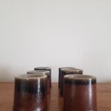 Set of 6 ceramic glasses