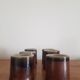 Set of 6 ceramic glasses
