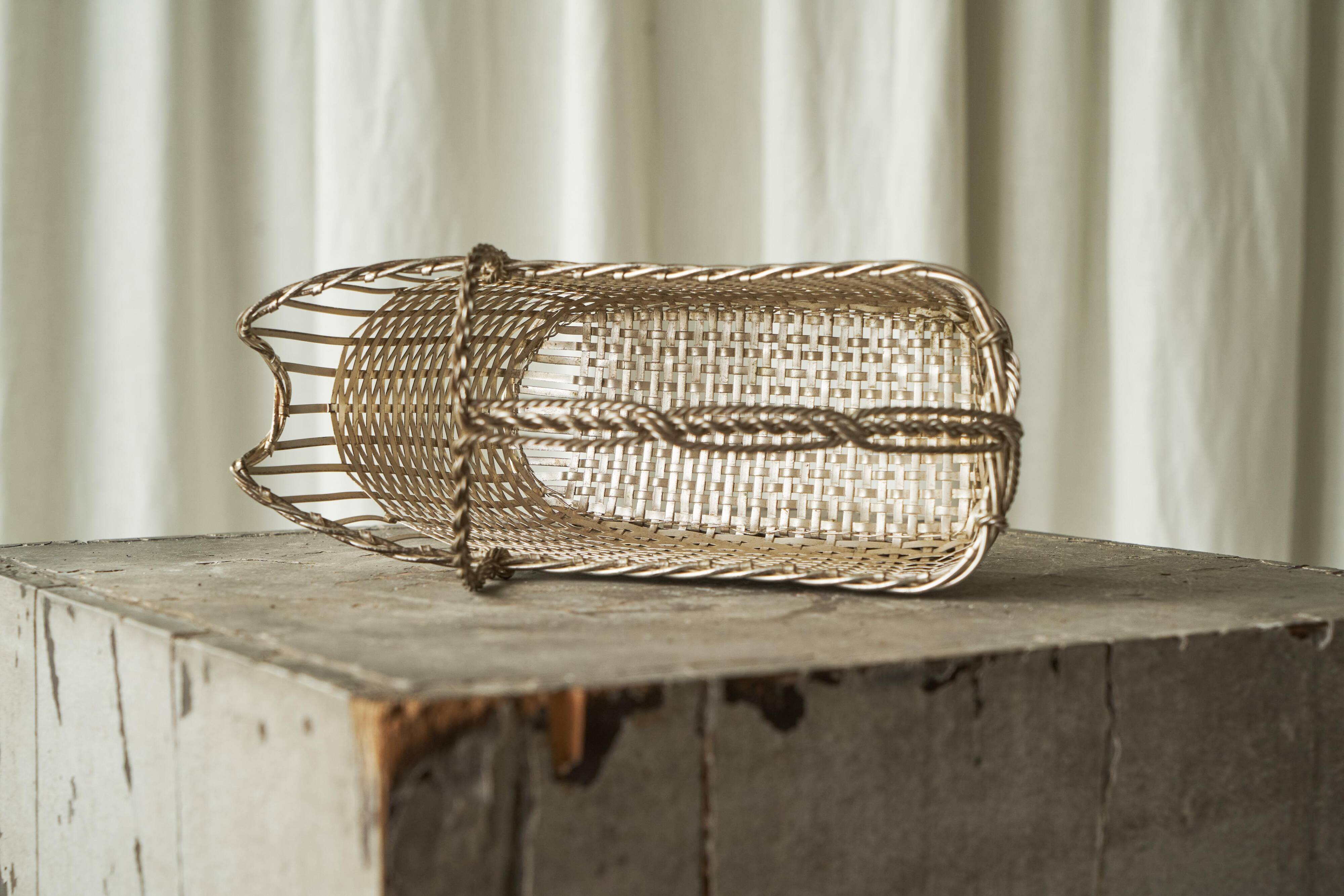 Lino Sabattini for Christofle, silver-plated bottle holder