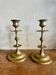 Pair of brass candlesticks