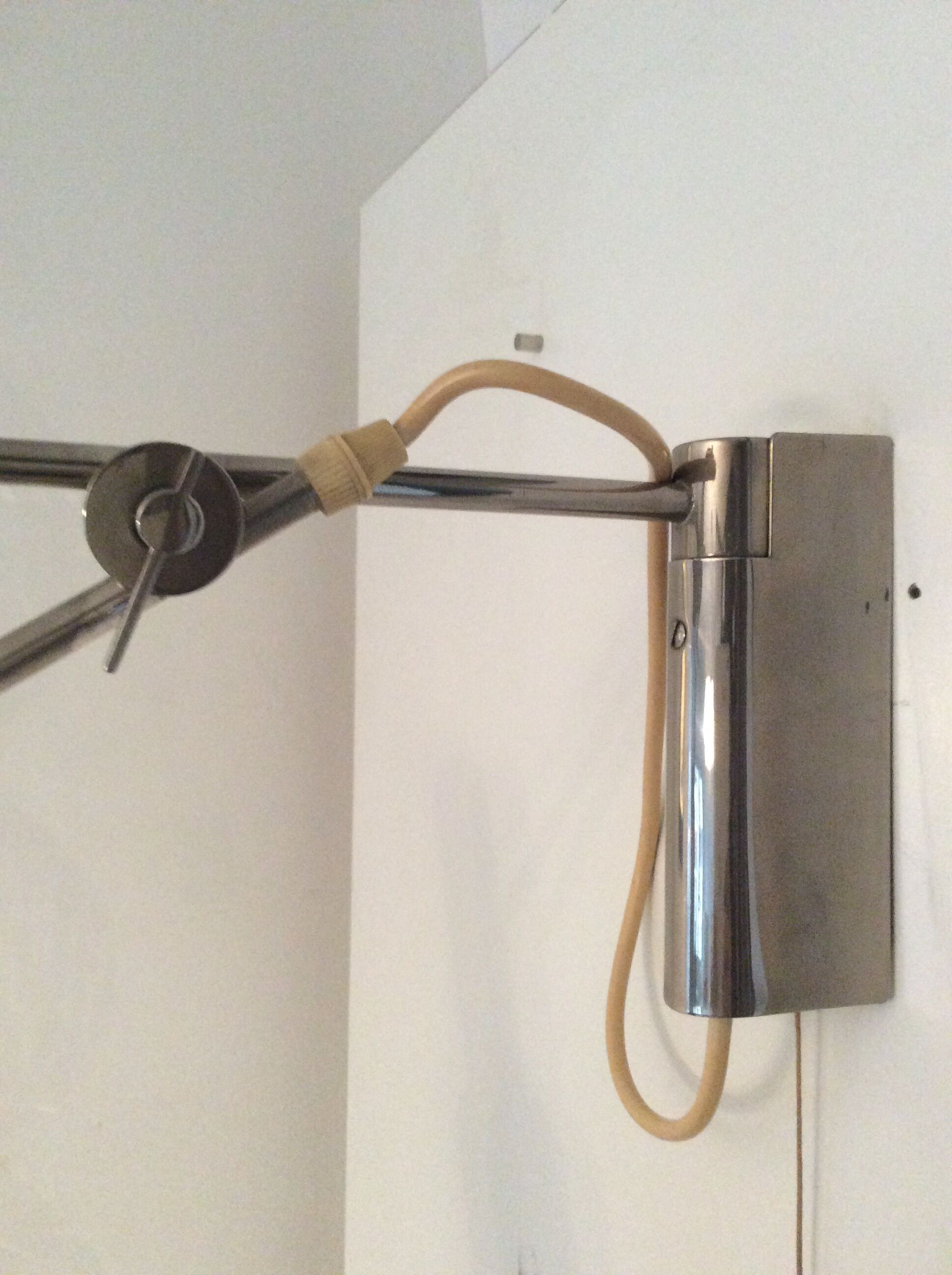Vintage articulated stem lamp from the 50s and 60s