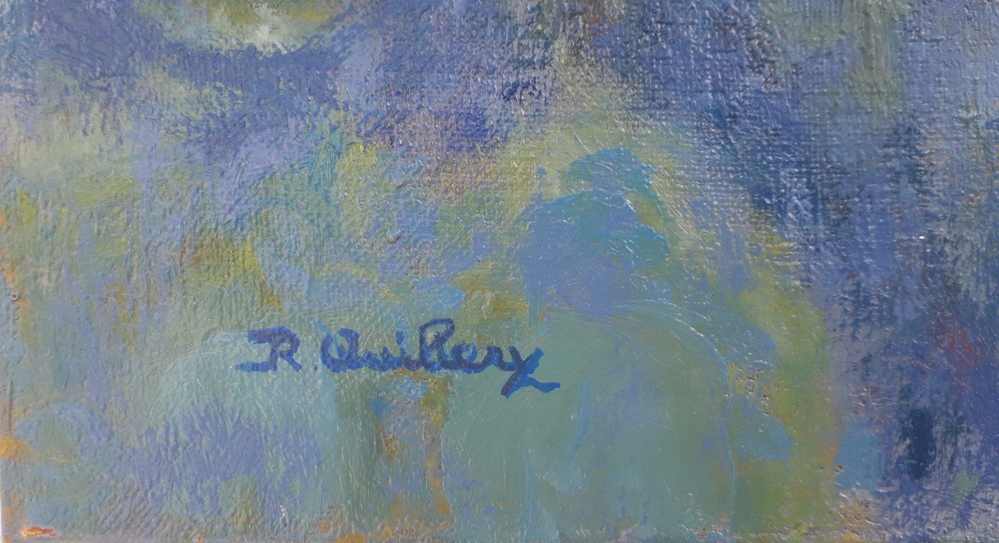 Abstraction - Roger Quillery - Oil on canvas