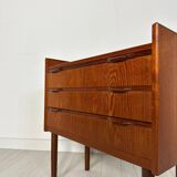 1960s Vintage Small Danish Teak Dresser by Edmund Jørgensen