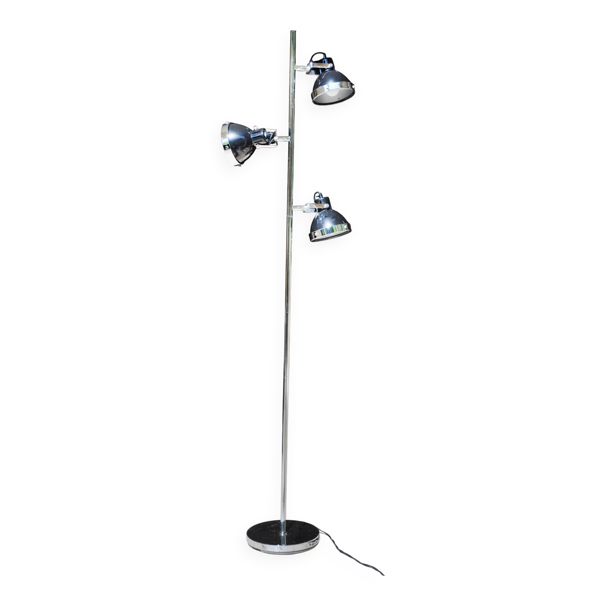 Floor lamp, 3 spotlights. Seylumiere France brand