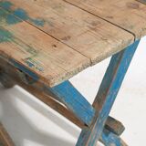 Ancienne table bleue de style provençal français (c.1920) #54