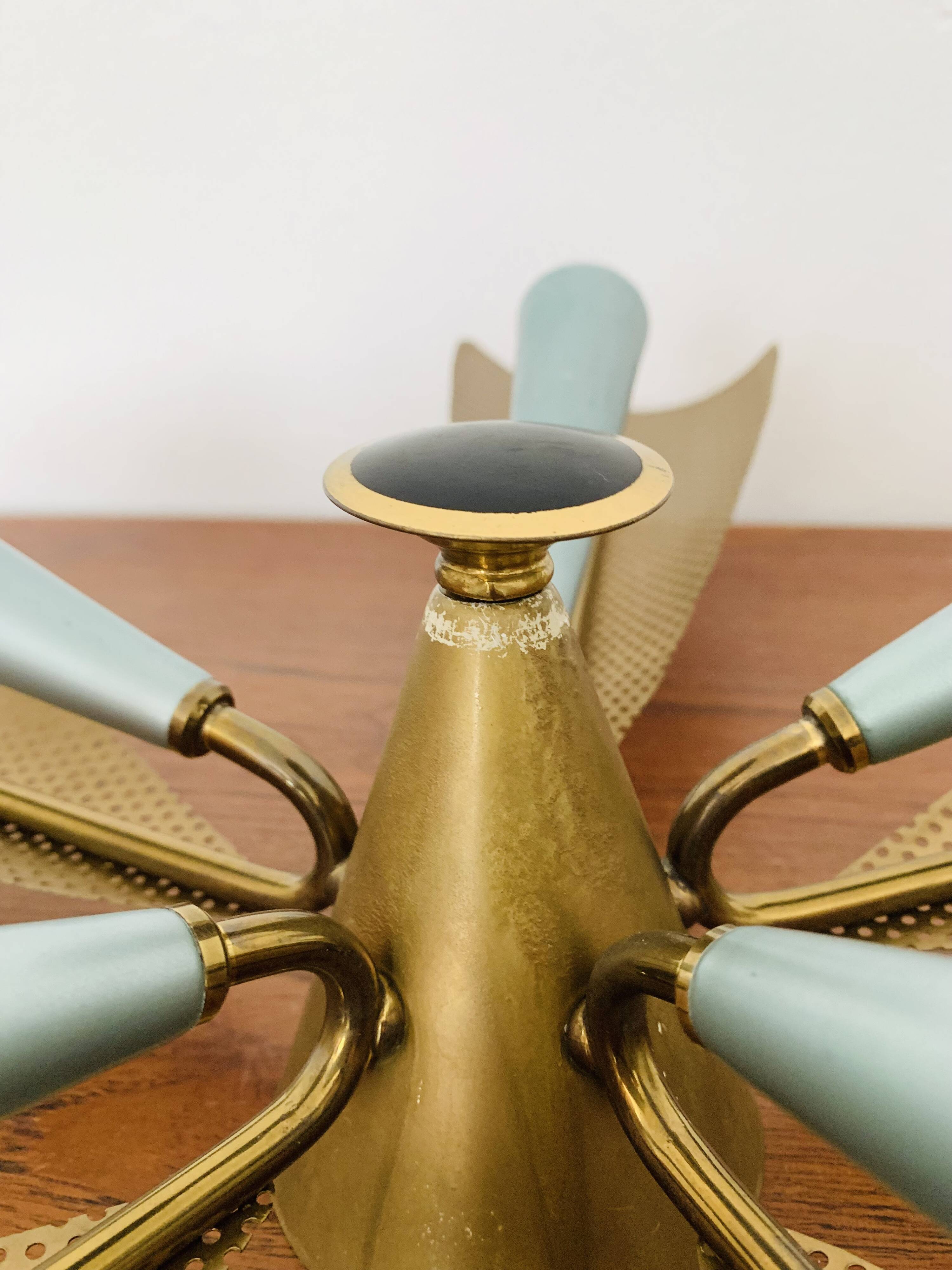 Golden Italian Flush lamp