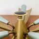 Golden Italian Flush lamp