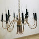 60s palm tree chandelier