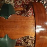 Empire office armchair with column feet