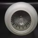 French Art Deco Opaque Cut Glass Shade • Vintage Lamp Shade Replacement