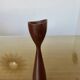 Scandinavian teak candle holder, 60s-70s, Denmark