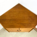 Retro corner TV cabinet