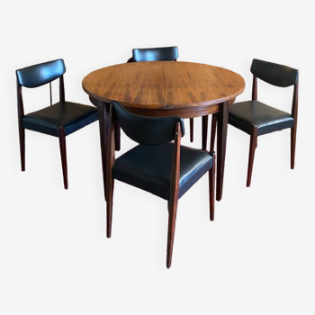 Scandinavian table and chairs from the 60s/70s