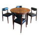 Table et 4 chaises Scandinave des années 60 / 70