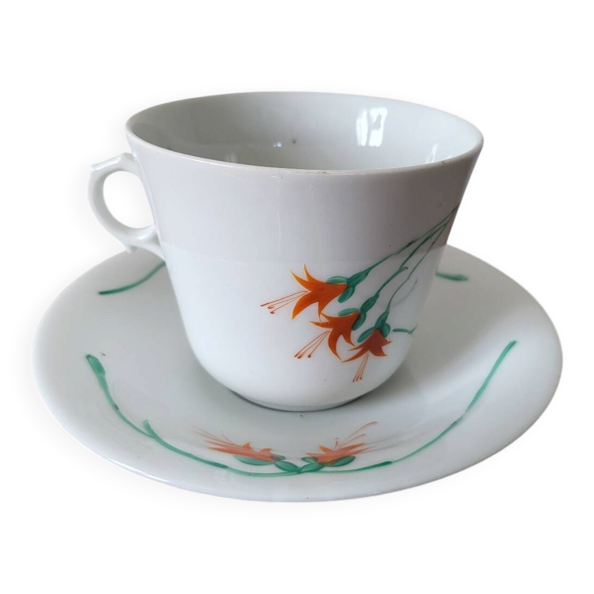 Breakfast Chocolate Cup in Parisian Porcelain
