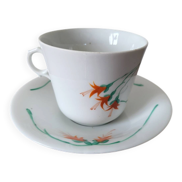 Breakfast Chocolate Cup in Parisian Porcelain