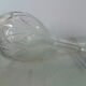 Decanter old cut glass collar facets