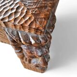 Northern Italian Roman carved style coffee table / marble top