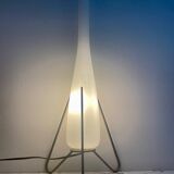 Space age opaline brass lamp from the 60s