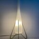 Lampe Space age laiton opaline années 60